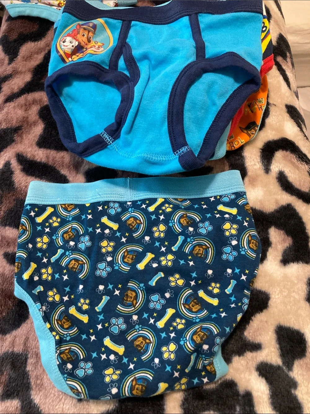 12 PAW Patrol Kids Briefs - Blue/Red/Yellow Character Underwear